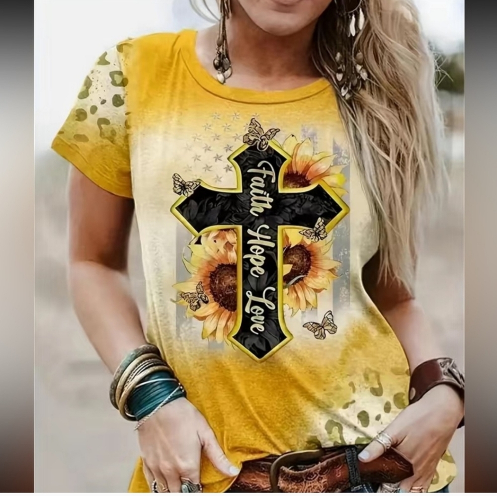 Faith Hope Love Cross T-Shirt